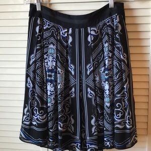 Layered sheer WHBM knee length skirt!